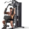 71-MVqEOVEL._AC_SL1500_.jpg Sportsroyals Home Gym, Multifunctional Home Gym Equipment, Workout Station with 154LBS Weight Stack, Exercise Equipment for Full Body Traning with Pulley System