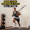 TRX All-in-One Suspension Training System for Weight Training, Cardio, Cross-Training & Resistance Training, Full-Body Workouts for Home, Travel, and Outdoors, Includes Indoor & Outdoor Anchor System