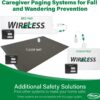 Smart Caregiver Two Call Buttons & Wireless Caregiver Pager for Fall Prevention and Elderly Assistance | Caregiver Call Button with Wearable Lanyard | Nurse Call Alert System with Up to 300' Range