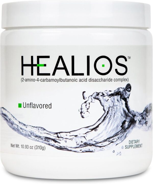 HEALIOS Unflavored Oral Health and Dietary Supplement, Powder Form, Naturally Sourced L-Glutamine Trehalose L-Arginine, 10.93 Ounces