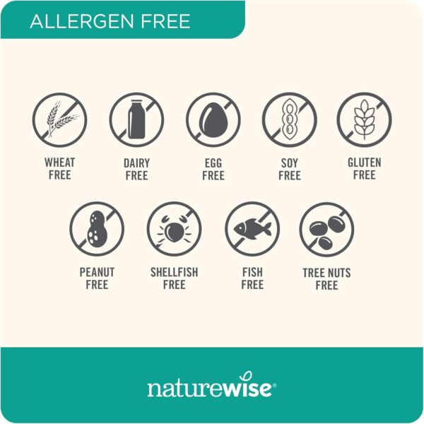 NatureWise Multivitamin for Women + Stress Support + B-Complex + Vitamin C + D3 K2 for Immunity, Hair, Skin & Nails, Digestion + Whole Organic Foods - Vegetarian, Non-GMO - 60 Capsules[1-Month Supply]