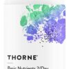 THORNE Basic Nutrients 2/Day - Comprehensive Daily Multivitamin with Optimal Bioavailability - Vitamin and Mineral Formula - Gluten-Free, Dairy-Free, Soy-Free - 60 Capsules - 30 Servings