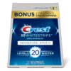 Crest 3D Whitestrips Professional Effects, Whitestrip 3D White, Teeth Whitening Strip Kit, 44 Strips (22 Count Pack), Crest Teeth Whitening Strips, Teeth Whitening Kit