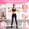 Pilates Bar Kit with Resistance Bands,Pilates Bar with Stackable Bands Workout Equipment for Legs,Hip,Waist and Arm,Exercise Fitness Equipment for Women & Men Home Gym Yoga Pilates