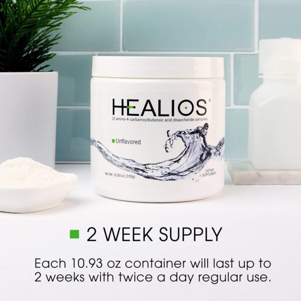 HEALIOS Unflavored Oral Health and Dietary Supplement, Powder Form, Naturally Sourced L-Glutamine Trehalose L-Arginine, 10.93 Ounces