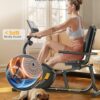 71AjneMq0wL._AC_SL1500_.jpg JEEKEE Recumbent Exercise Bike for Adults Seniors - Indoor Magnetic Cycling Fitness Equipment for Home Workout Black