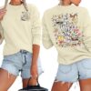 Have The Day You Deserve Sweatshirt Woman Mental Health Matters Shirt Skeleton Graphic Hoodie Flower Pullover Sweater
