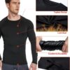 5 or 4 Pack Men's Thermal Compression Shirt Fleece Lined Long Sleeve Athletic Base Layer Cold Weather Gear Workout Top