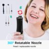 Professional Water Flosser - Advanced Dental Care for a Healthier Mouth, Gum, and Teeth - IPX7 Waterproof Oral Irrigator | 7 Replacement Tips, Travel-Friendly, Rechargeable - Oral Hygiene
