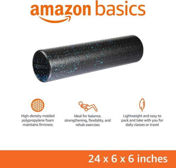 Amazon Basics High Density Foam Roller for Exercise and Recovery