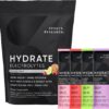 Sports Research Hydrate Electrolytes Powder Packets - Sugar-Free & Naturally Flavored with Vitamins, Minerals, and Coconut Water - Supports Hydration - 16 Packets - Variety Pack