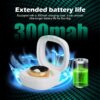 Smart Ring Fitness Tracker for Men - Health Heart Rate Ring with Sleep Monitor and Blood Oxygen Tracking, No Subscription Fee, Family Care, Remote Photography,IP68 Waterproof