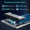 Under Desk Treadmill, Walking Pad for Home and Office, 2.5 HP Portable Walking Jogging Running Machine with Remote Control and LED Display, Sliver