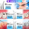 G.CATACC Dental Tools, Dental Pick Teeth Cleaning Tools Hygiene Kit, Plaque Remover for Teeth, Professional Stainless Steel Tooth Scraper Plaque Tartar Cleaner - with Case