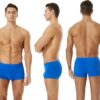 Mens Silky Underwear Short Leg Boxer Briefs Pack Health to Wear