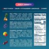 DripDrop Hydration Juicy Variety Pack Electrolyte Drink Mix Single-Serve Powder Packets- Grape, Fruit Punch, Strawberry Lemonade, Cherry - 32 Servings