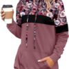 Angerella Hoodies for Women Camo Leopard Print Tops Pullover Hooded Sweatshirt Drawstring with Pocket