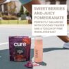 Cure Hydrating Plant Based Electrolyte Mix | Powder for Dehydration Relief | Made with Coconut Water | Non-GMO | No Added Sugar | FSA & HSA | Vegan | Box of 8 Packets - Berry Pomegranate