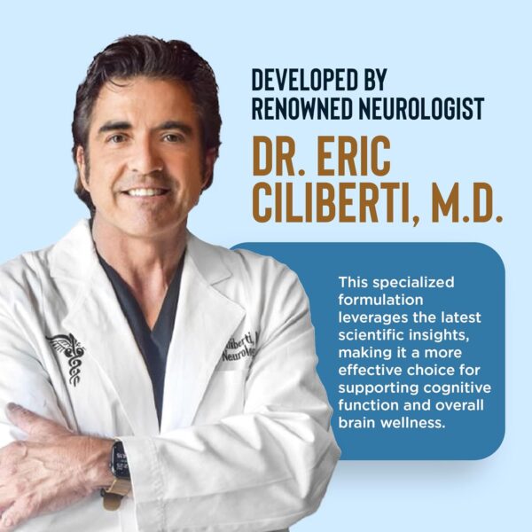 BrainIQ Nootropic Brain Supplements for Memory and Focus | Memory Supplement for Brain Health | Cognitive Supplement & Memory Pill with Lion's Mane, L-threonine & Coffee Extract | Vegan, 60 Capsules