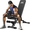 FLYBIRD Weight Bench, Adjustable Strength Training Bench for Full Body Workout with Fast Folding-New Version