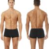 Mens Silky Underwear Short Leg Boxer Briefs Pack Health to Wear