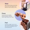 Embr Wave Cooling Bracelet - Warming Bracelet - Personalized Thermal Relief - Manage Hot Flashes, Night Sweats, Sleep, Tension - FSA HSA Eligible - Clinically Proven - Rechargeable - Rose Gold