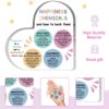 Happiness Chemicals Decor, Wellbeing Art Printed Gifts Therapy Office Decor, Mindfulness, DBT Poster, Mental Health Decorations for Counseling Office
