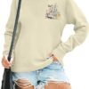 Have The Day You Deserve Sweatshirt Woman Mental Health Matters Shirt Skeleton Graphic Hoodie Flower Pullover Sweater