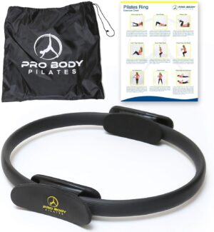 ProBody Pilates Fitness Ring – 14 Inch Pilates Ring for Focusing on Toning Inner Thighs, Arms, and Core