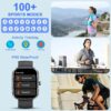 Smart Watch, 1.91" Smartwatch for Men Women (Answer/Make Call), Fitness Tracker with 100+ Sport Modes, IP68 Waterproof, Heart Rate/Sleep/Spo2 Monitor, Pedometer, Activity Tracker for Android iOS