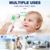 No-Touch Thermometer for Adults and Kids, Accurate Digital Baby Thermometer, FSA HSA Eligible, Fever Alarm & Silent Mode, 2 in 1 Forehead & Object Thermometer