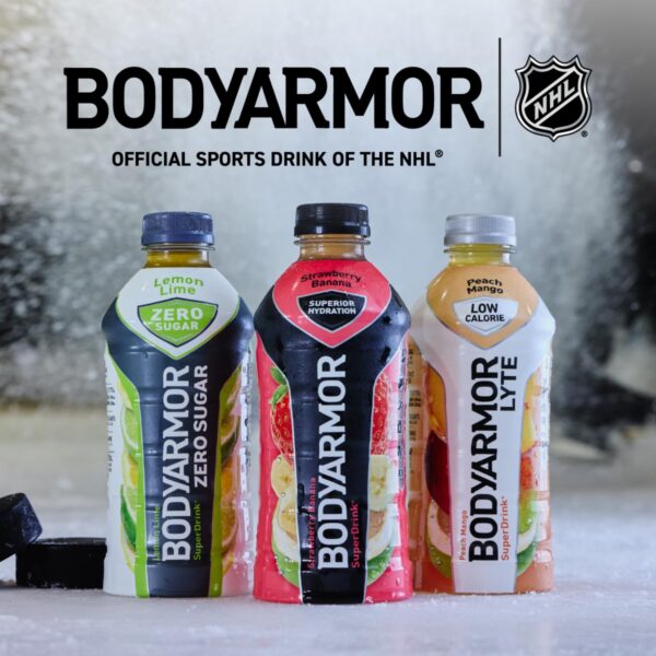 BODYARMOR Sports Drink Sports Beverage, Fruit Punch, Natural Flavors With Vitamins, Potassium-Packed Electrolytes, No Preservatives, Perfect For Athletes, 16 Fl Oz (Pack of 12)