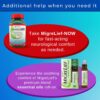 MigreLief Comfort Stick, Migraine and Headache Essential Oil Roll-On - Peppermint Lavender - 10ml