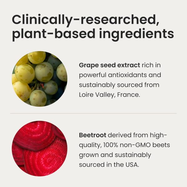 71UEZJqw8SL._AC_SL1500_.jpg humanN SuperBeets Heart Chews, Nitric Oxide and Blood Pressure Support, Grape Seed Extract & Non-GMO Beet Root Powder Energy Supplement, Pomegranate Berry Flavor, 60 Count