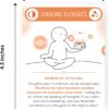BEST 100 Daily Meditation Cards | Anxiety Relief Item for Relaxation | Self Care Kit for Stress Relief | Perfect Mindfulness Gift For Teens & Adults | Advance Beyond Positive Affirmations