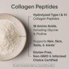 Sports Research Collagen Peptides for Women & Men, Unflavored, 16 oz., Hydrolyzed Type 1 & 3 Collagen Powder Protein Supplement for Healthy Skin, Nails, Bones & Joints