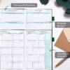 Mental Health Journal, Anxiety & Guided Journal for Women, 91 Days Self-Care Journal to Practice Positive Thinking, ADHD Planner with Mood Tracker (A5 Size)-Dark Green