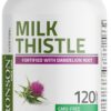Bronson Milk Thistle Silymarin Marianum & Dandelion Root Liver Health Support, Antioxidant Support, Detox, 120 Capsules