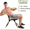 Ab Fitness Machine System Provides An Abdonimal And Muscle Activating Workout with Aerobics to Burn Calories and Workout