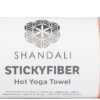 Shandali Hot Yoga Towel - Stickyfiber Yoga Towel - Mat-Sized, Microfiber, Super Absorbent, Anti-Slip, Injury Free, 24" x 72" - Best Bikram Yoga Towel - Exercise, Fitness, Pilates, and Yoga Gear