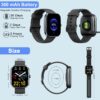 Smart Watch, 1.91" Smartwatch for Men Women (Answer/Make Call), Fitness Tracker with 100+ Sport Modes, IP68 Waterproof, Heart Rate/Sleep/Spo2 Monitor, Pedometer, Activity Tracker for Android iOS