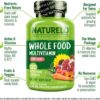 NATURELO Whole Food Multivitamin for Teens - with Vitamins & Minerals for Teenage Boys & Girls - Supplement for Active Kids - Non-GMO - Vegan & Vegetarian - 120 Capsules