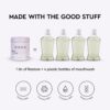Boka Travel Size Mouthwash Tablets - Hydroxyapatite, Fluoride Free & Alcohol Free - Chewable Tablets to Freshen Breath, Kill Odor Quickly & Helps Remineralize Teeth - (90 Pcs, Mint)