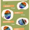 Thumb Worry Stone Crystals for Anxiety 7 Chakra Oval Crystals and Healing Stones Natural Tiny Meditation Accessories Mental Health Gifts Fidget Depression Stress Anxiety Relief Items for Women