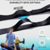 Trideer Stretching Strap Yoga Strap Physical Therapy for Home Workout, Exercise, Pilates and Gymnastics, 10 Loops Non-Elastic Stretch Bands with Aesthetic Packaging for Women & Men