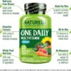 NATURELO One Daily Multivitamin for Men - with Vitamins & Minerals + Organic Whole Foods - Supplement to Boost Energy, General Health - Non-GMO - 60 Capsules - 2 Month Supply