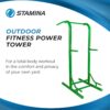 Outdoor Fitness Multi-Use Strength Training Power Tower