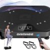 Vibration Plate Exercise Machine, Vibration Plate for Lymphatic Drainage, 9 Modes Whole Body Workout Vibrating Fitness Platform for Weight Loss & Shaping, Wellness - Home Gym Equipment