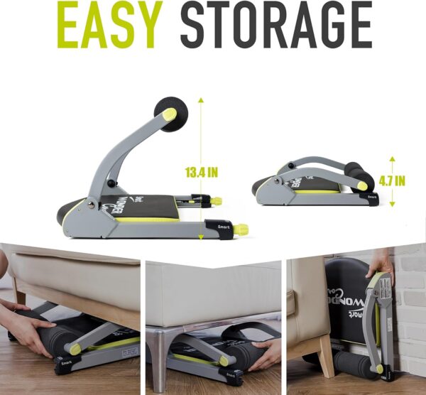WONDER CORE SMART, Ab Workout Equipment, Sit Up Machine & Exercise Equipment, Ab Crunch Machine for Stomach Workout, Ab Core Trainer Abdominal Machine, Fitness Equipment for Home Gym
