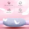 Portable Cordless Heating Pad, Heating Pad for Back Pain with 3 Heat Levels & 3 Vibration Massage Modes, Portable Electric Fast Heating Belly Wrap Belt for Women and Girl(Pink)